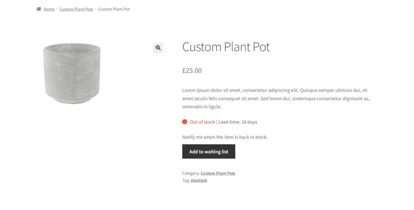 add to waitlist plugin woocommerce