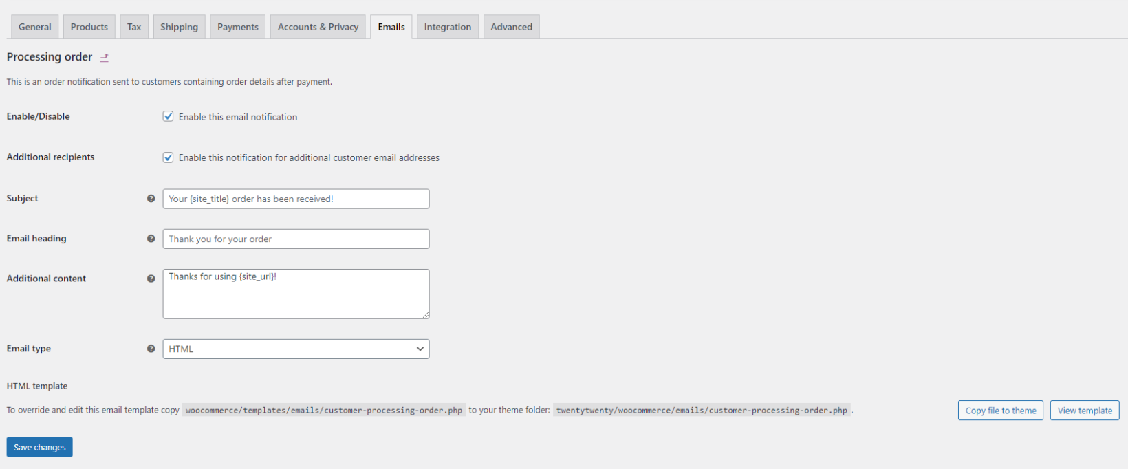 Send email to multiple recipients
