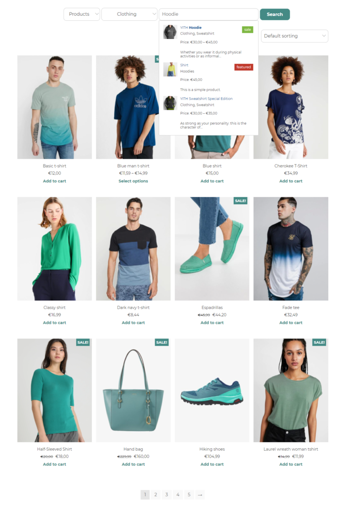 YITH WooCommerce AJAX Search
