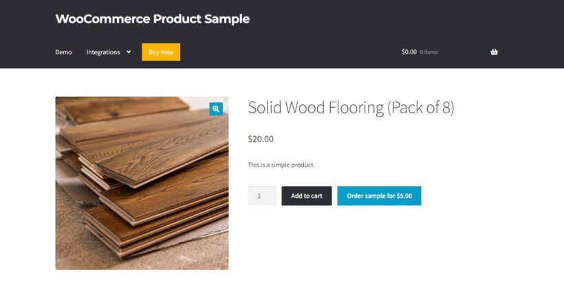 flooring product sample