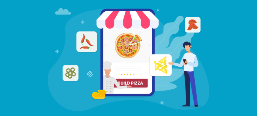 create a woocommerce pizza builder