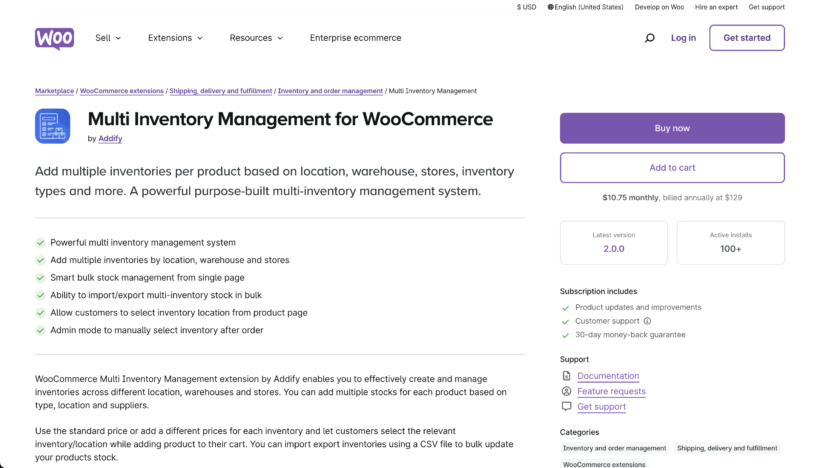 Multi-inventory management for WooCommerce plugin 