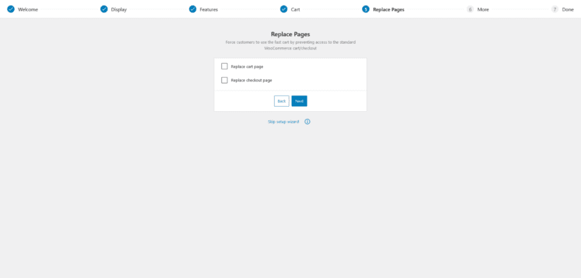 Woocommerce fast cart wizard page 5