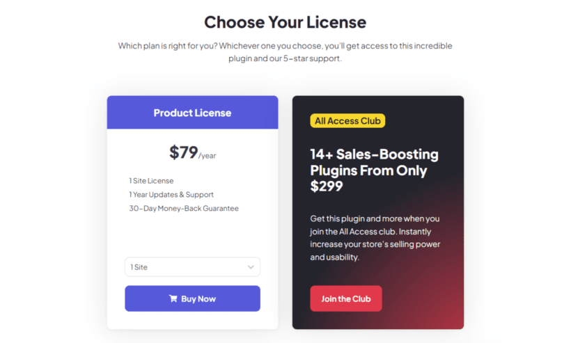 Iconic Sales Booster Pricing