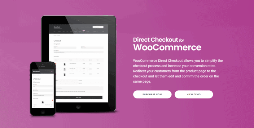 WooCommerce Direct Checkout