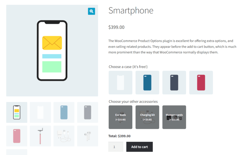 woocommerce smartphone product recommendations barn2 product options
