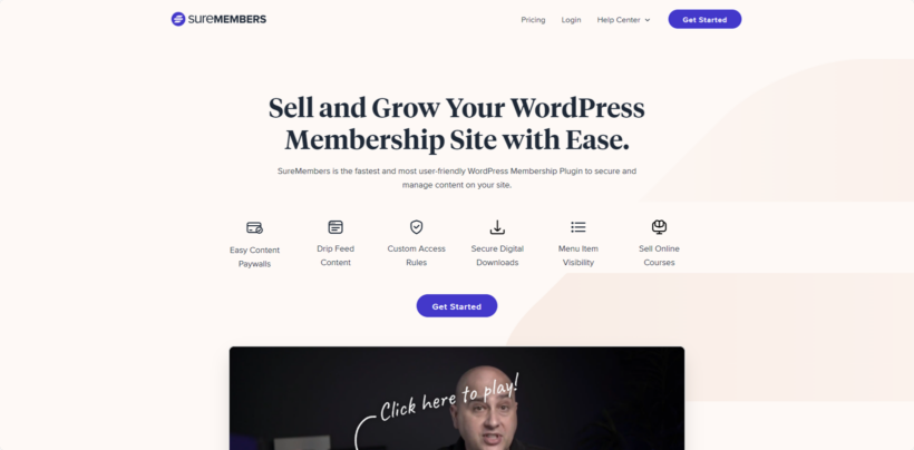 SureMembers WordPress membership plugin