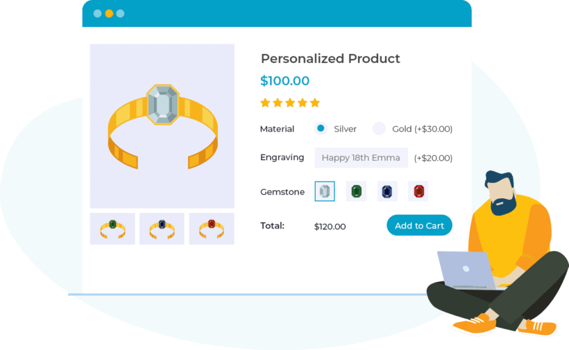 WooCommerce Product Options cropped