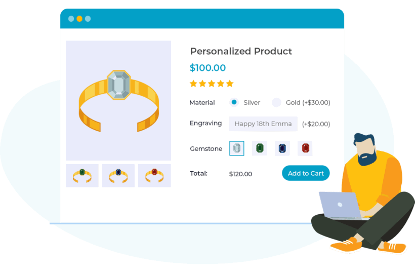 WooCommerce Product Options cropped