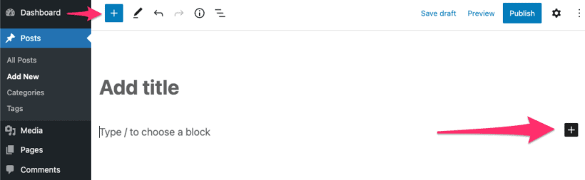 WordPress Gutenberg Editor