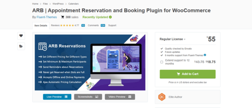 Best reservation plugin - ARB Appointment Reservation and Booking Plugin for WooCommerce