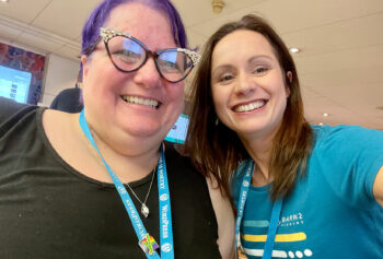 Katie and Michelle Frechette at WCEU