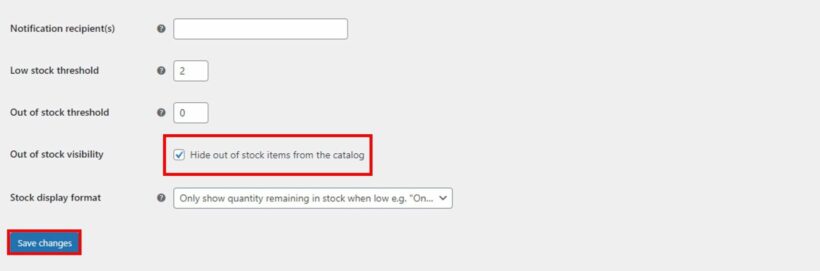 How do I hide out-of-stock product variations in WooCommerce