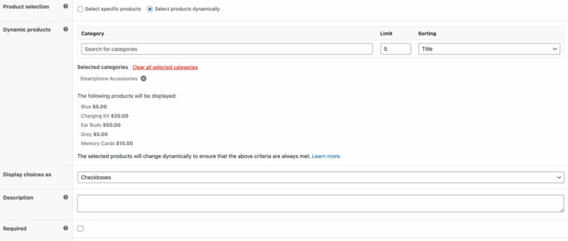 WooCommerce display related products from category