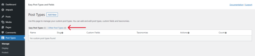 Easy Post Types and Fields - Custom Product Data Fields & Taxonomies 1