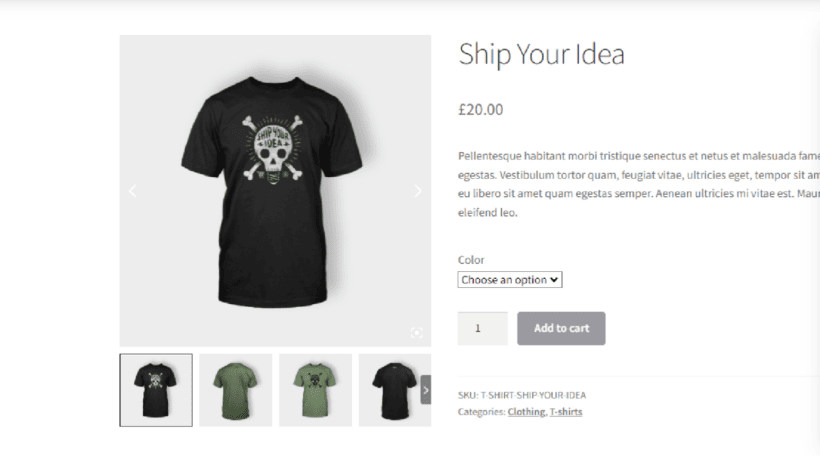 plugin to customize woocommerce product page - WooThumbs 1
