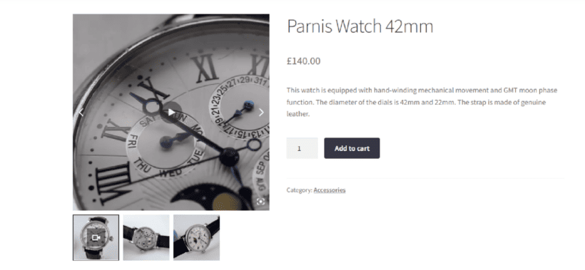 plugin to customize woocommerce product page - WooThumbs 3