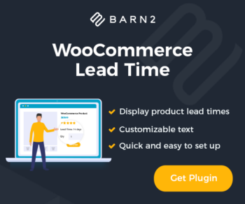 WooCommerce Lead Time square affiliate banner