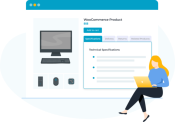 WooCommerce Product Tabs cropped