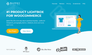 WooCommerce Quick View Pro sales page screenshot