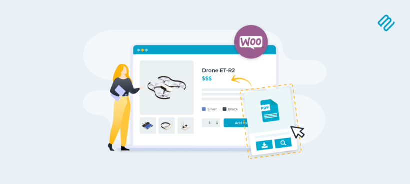 Woocommerce attach pdf to product