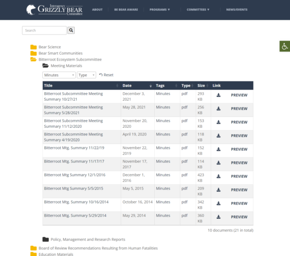 IGBC Online searchable document library