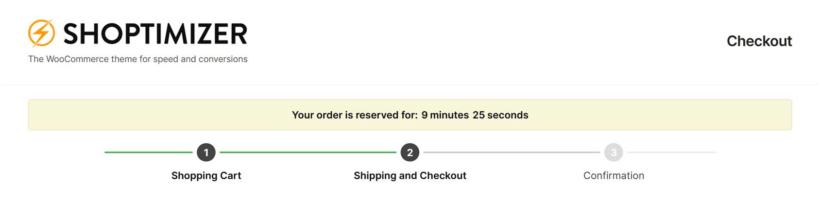 Speed up checkout in Shoptimizer theme