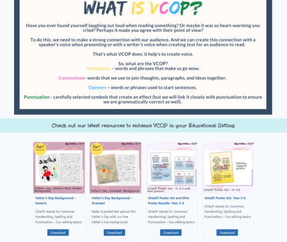 VCOP homepage