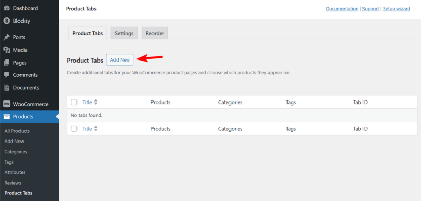 Add new custom tab to wooCommerce product page