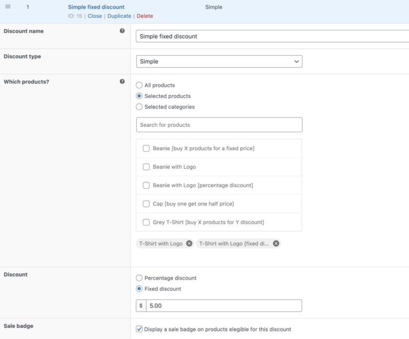 WooCommerce discount plugin Add simple discount