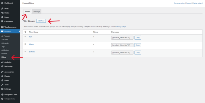 WooCommerce filter by stock status_WooCommerce Product Filters 2