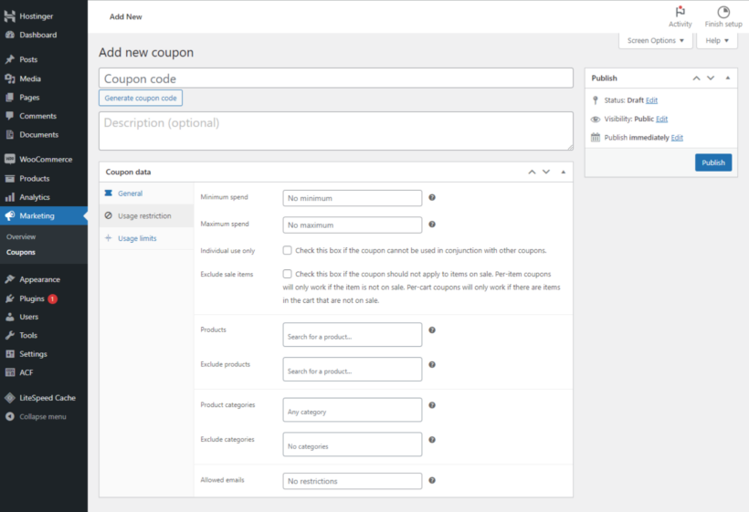 WooCommerce coupons and discounts 1