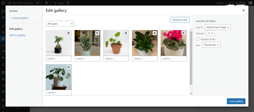 WordPress Image Gallery 3
