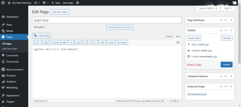 WordPress Image Gallery default Shortcode 5