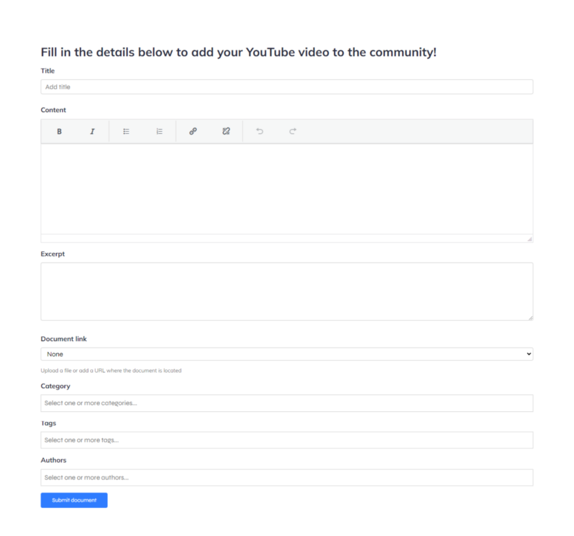 WordPress YouTube plugin - Document Library Pro 17