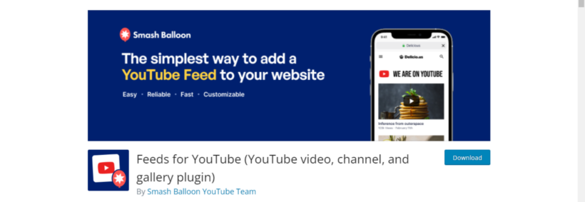 Video WordPress plugin - Feeds-for-YouTube-YouTube-video-channel-and-gallery-plugin