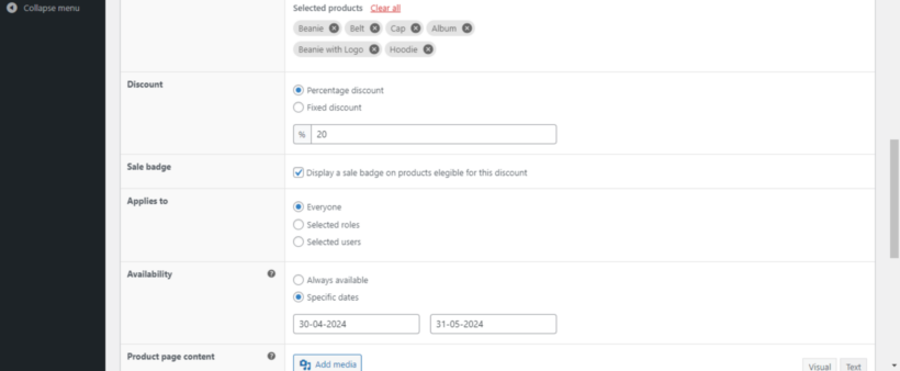 change sale badge woocommerce 12