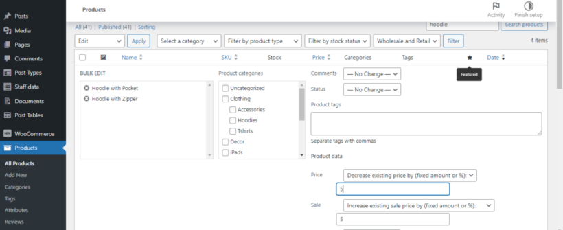 change price in WooCommerce 4