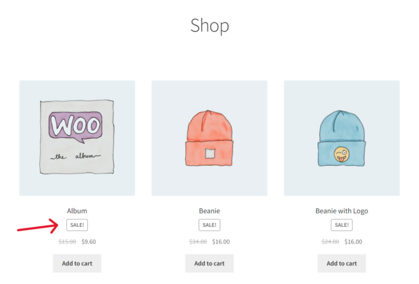 change sale badge woocommerce 17