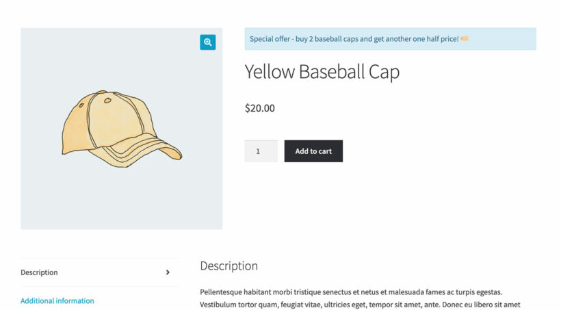 Buy X products for Y discount