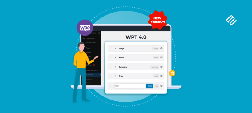 WooCommerce Product Table 4.0: New table builder, total price column, & more