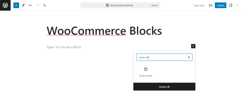 WooCommerce blocks 10