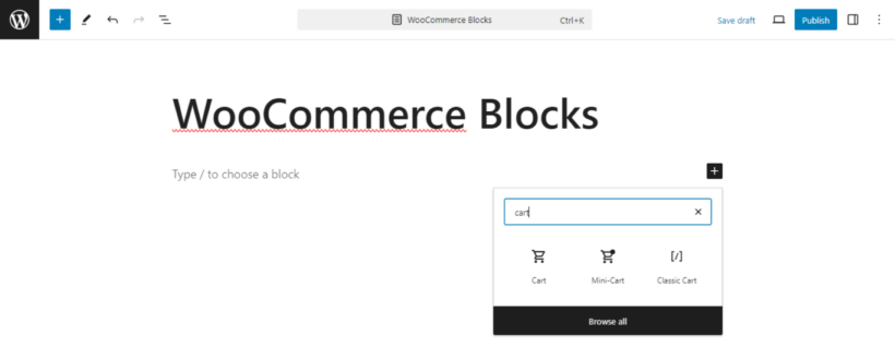 WooCommerce blocks 12