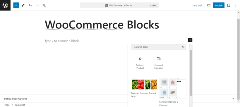 WooCommerce blocks 8