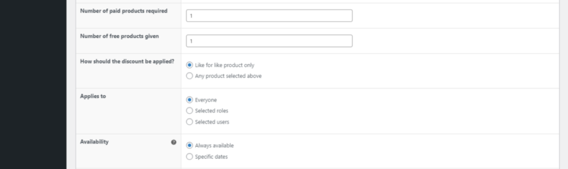 WooCommerce quantity discount 2