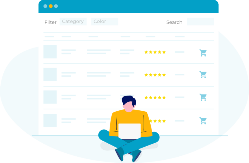 WooCommerce Product Table cropped circle