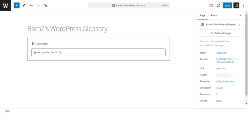 WordPress glossary plugin - 19