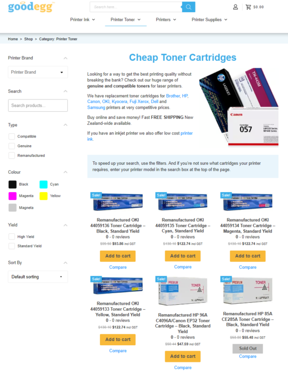 goodegg with WooCommerce Product Filters