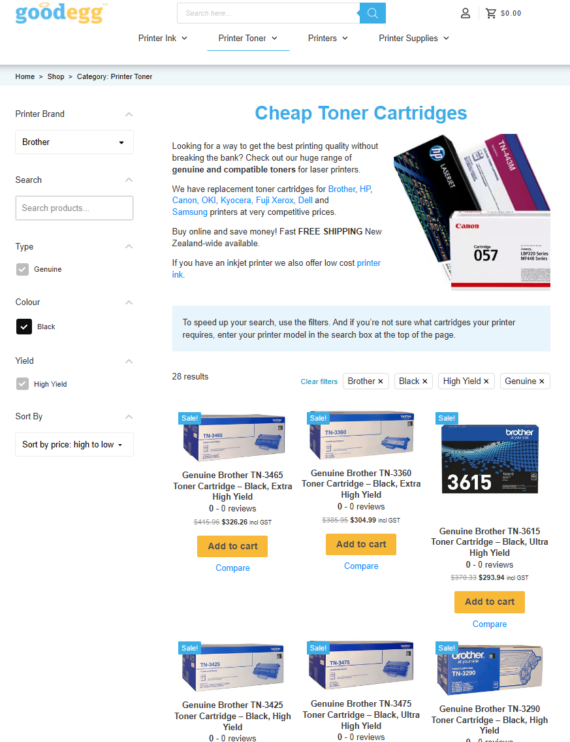 goodegg with WooCommerce Product Filters