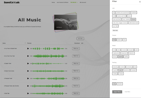 Scared Cat Music - Find royalty-free music tracks